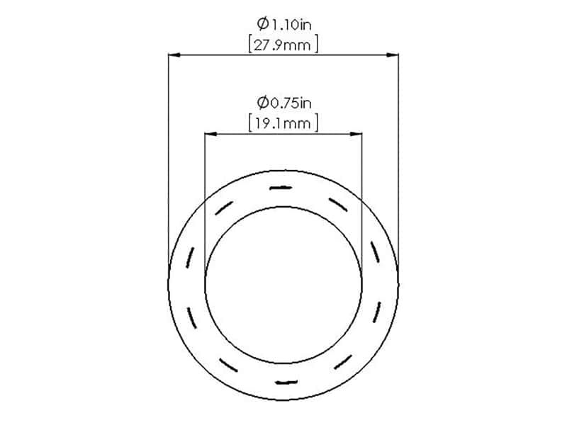 aFe — aFe Magnum FORCE Cold Air Intake System Spare Parts Kit (3/4in ID x 24in L)
Breather Hose - view 5