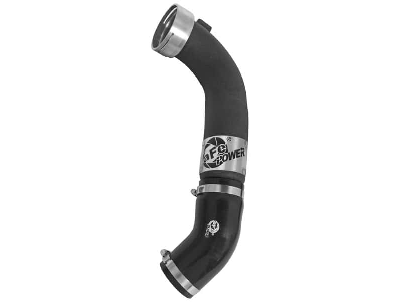 aFe — aFe BladeRunner 3in Black Intercooler Tube Cold Side w/ Couplings & Clamps 11-13 BMW 335i 3.0L (t)
Cold Charge Pipe - view 1