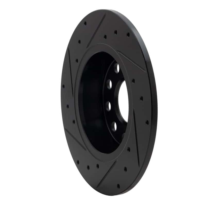 R1 Concepts — R1 05-25 Audi A3 Sportback E-Tron Rear Right Drilled & Slotted Black Brake Rotor
R1 Brake Rotor Drill - view 4