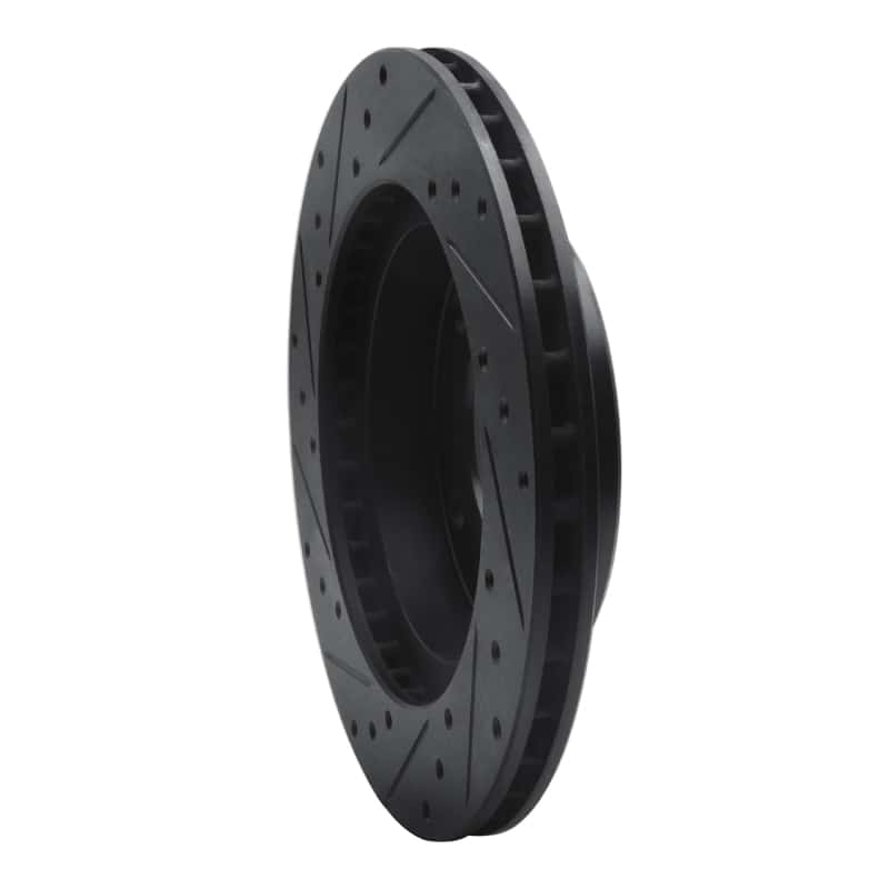 R1 Concepts — R1 76-86 Jeep CJ5 Front Right Drilled & Slotted Black Brake Rotor
R1 Brake Rotor Drill - view 4