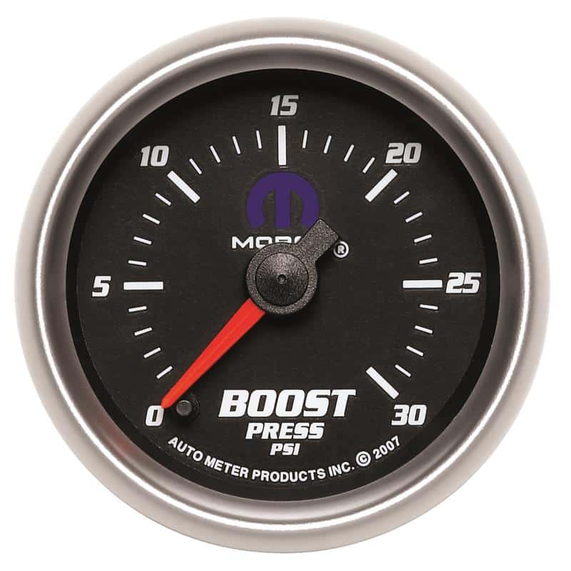 AutoMeter — Autometer Mopar 52.4mm FSE 0-30 PSI Boost Gauge
MOPAR #77060061, 2-1 - view 2
