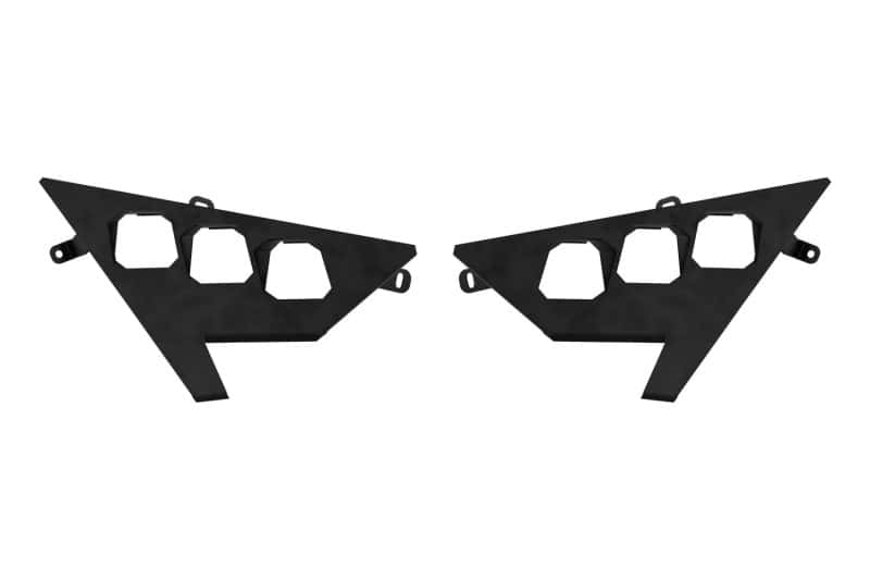Diode Dynamics — Diode Dynamics 20-Present Polaris RZR C1 Headlight Mounting Bracket Kit (Pair) - view 1