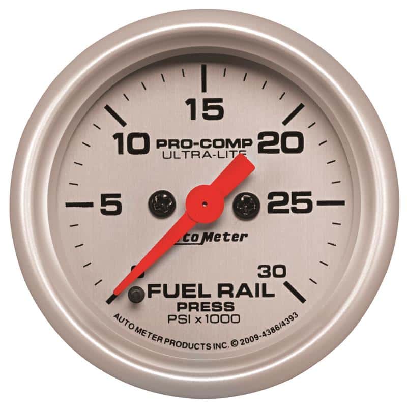 AutoMeter — Autometer Ultra-Lite Gauge Rail Press (RAM 6.7L) 2-1/16in 30Kpsi Stepper Motor
2" RAIL PRESS, 0-30K - view 2