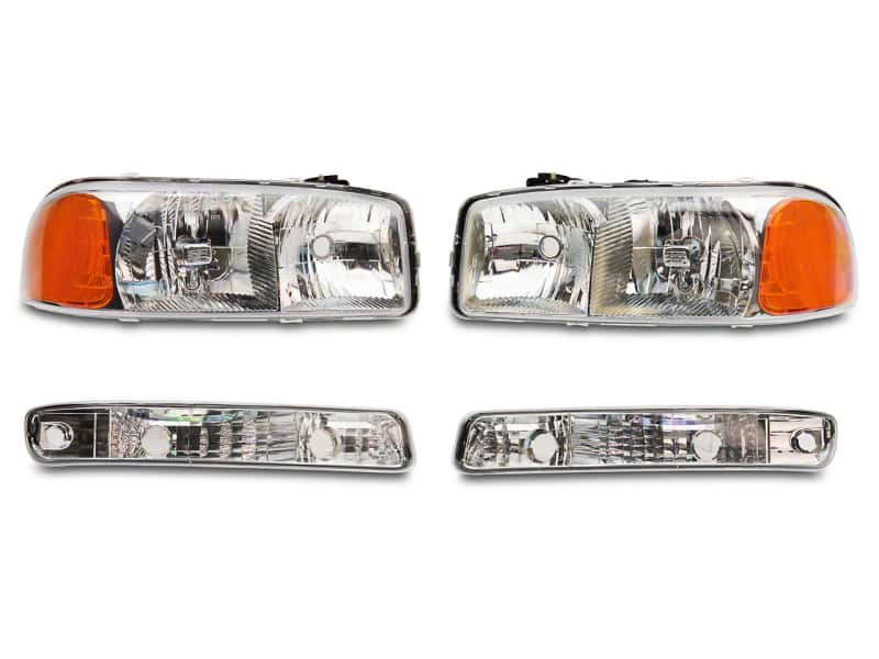 Raxiom — Raxiom 99-06 GMC Sierra 1500 Axial Series OEM Crystal Rep Headlights- Chrome Housing (Clear Lens)
Headlights - view 1