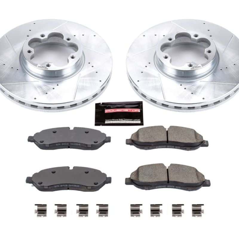 PowerStop — Power Stop 15-18 Ford Transit-350 HD Front Z23 Evolution Sport Brake Kit - view 1