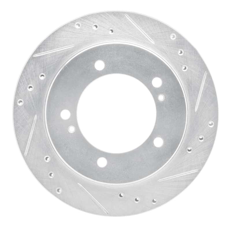 R1 Concepts — R1 99-04 Chevrolet Tracker Front Right Drilled & Slotted Silver Brake Rotor
R1 Brake Rotor Drill - view 1