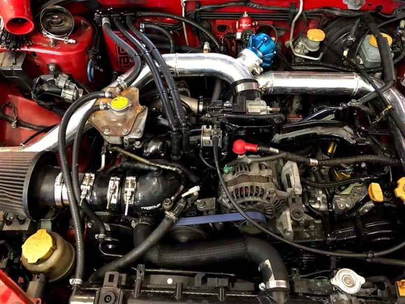 Torque Solution — Torque Solution Turbo Inlet Hose Black: 02-07 Subaru WRX / 04-18 STI / 05-09 Legacy GT / 04-13 FTX - view 6