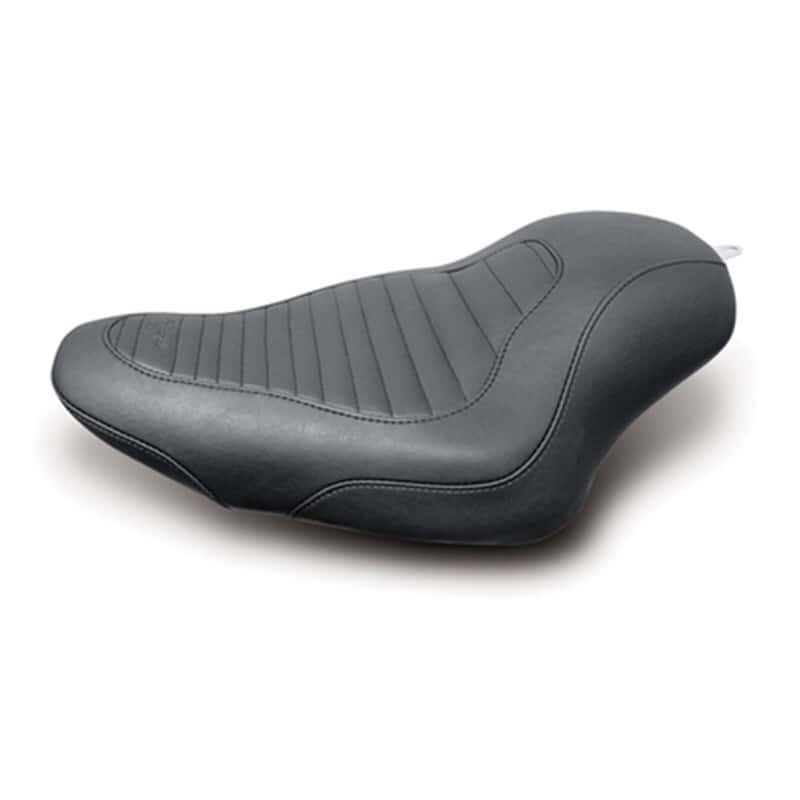 Mustang Motorcycle — Mustang 04-21 Harley Sportster 3.3 Gal Tripper Solo Seat - Black - view 2