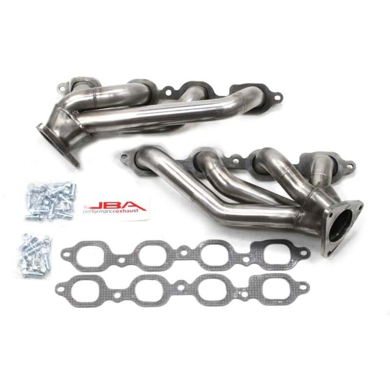 JBA — JBA 14-19 GM Truck 5.3L/6.2L DFI 1-5/8in Primary Raw 409SS Cat4Ward Header
Exhaust Header - view 2