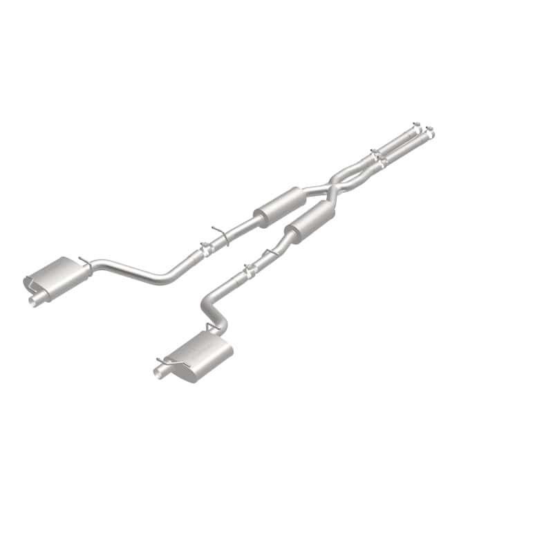 Magnaflow — MagnaFlow Cat-Back SS 2.5in Dual Split Rear Exit (OEM Tips) 15-16 Dodge/Chrysler Charger/300 5.7L V8
Cat-Back - view 25