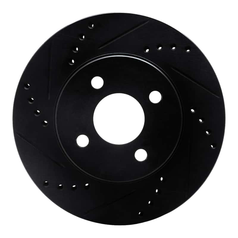 R1 Concepts — R1 03-10 Chevrolet Cobalt Front Left Drilled & Slotted Black Brake Rotor
R1 Brake Rotor Drill - view 1