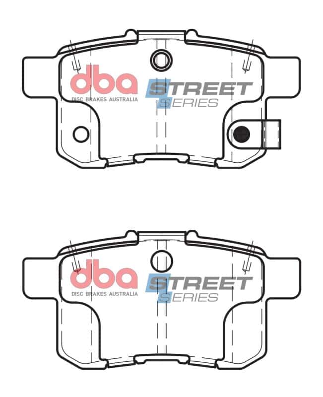 DBA — DBA 09-14 Acura TSX Street Series Rear Brake Pads
Brake Pad - view 1