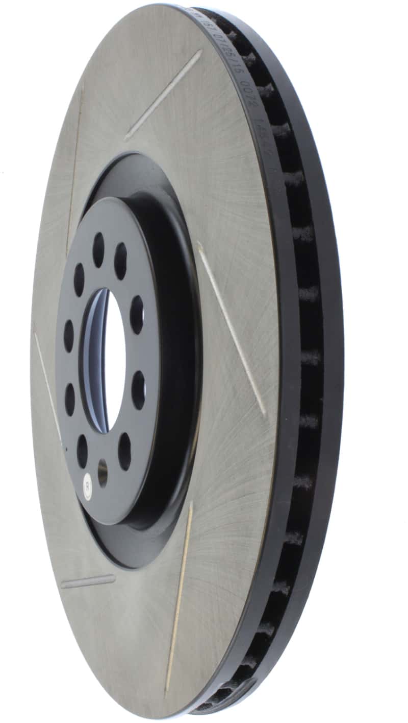 Stoptech — StopTech Power Slot 3/99-06 Audi TT/00-06 TT Quattro / 03-05 VW Golf GTi Right Front Slotted Rotor
Sport Slotted Rotor
Disc Brake Rotor - view 2