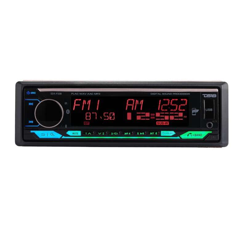 DS18 — DS18 Single Din Headunit Full DSP Bluetooth USB 3 Zones RGB illumination Built-In AMP 240 Watts RMS - view 5