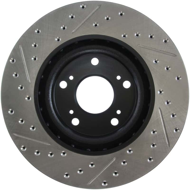 Stoptech — StopTech 02-06 Acura RSX Type S / 06-09 Honda Civic Si Slotted & Drilled Left Front Rotor
Disc Brake Rotor
Slot/Drill Rotor - view 3