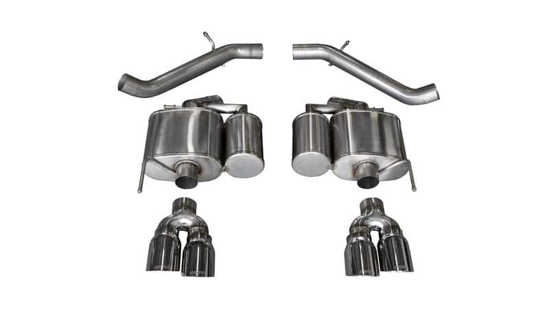 CORSA Performance — Corsa 2016-2019 Cadillac ATS-V 3.6T 4in Polished Sport Axle-Back Exhaust
Exhaust - view 2