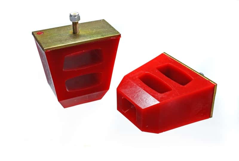Energy Suspension — Energy Suspension Universal 4.5in Tall x 4.5in Long x 2.5in Wide Red Bump Stops (2 per set)
Jounce Bumper Kit - view 1