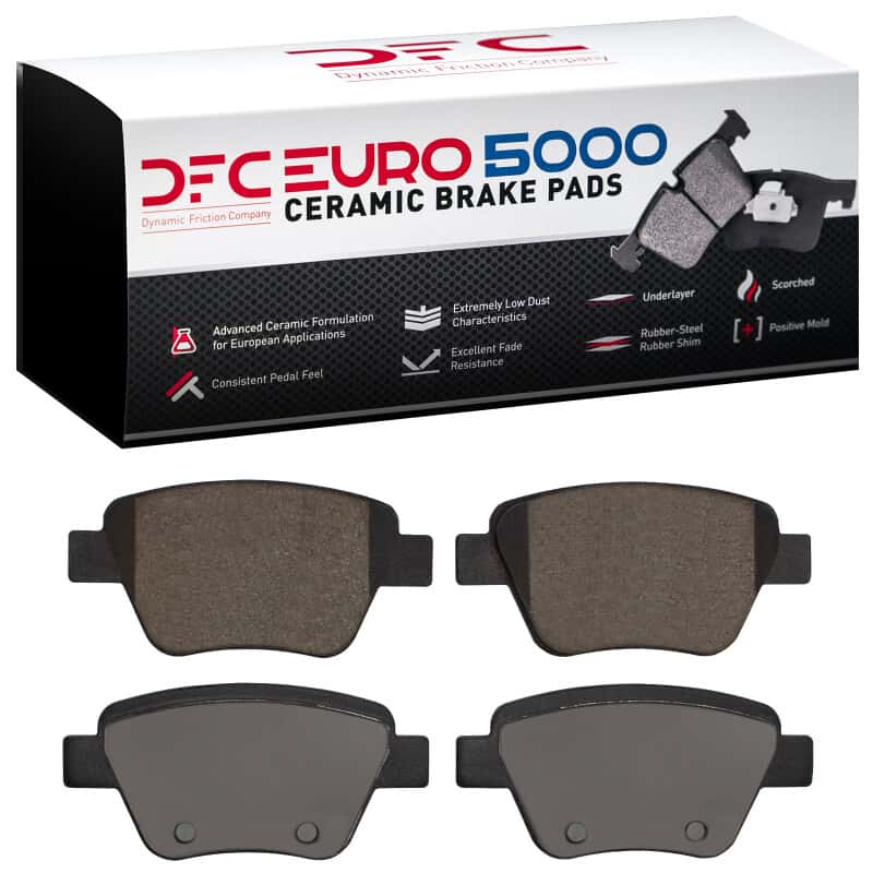 DFC — DFC 05-18 Audi A3 Quattro Rear Euro 5000 Ceramic Brake Pads
DFC Brake Pad Set - view 1
