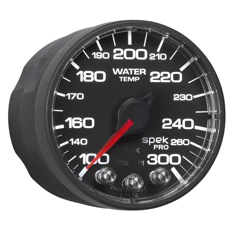 AutoMeter — Autometer Spek-Pro 52.4mm 100-300 Deg F Digital Stepper Motor Water Temp Gauge
GA 2" WTEMP BFB SPEK - view 6