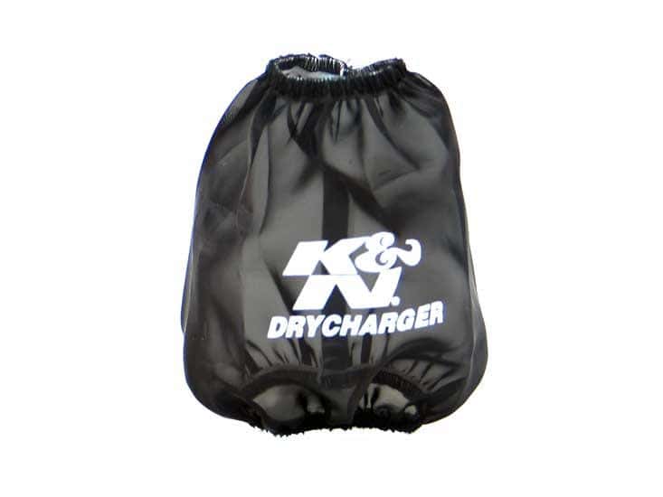K&N Engineering — K&N Drycharger Round Tapered Air Filter Wrap - Black 5.125in Base ID x 3.5in Top ID x 6in H - view 3