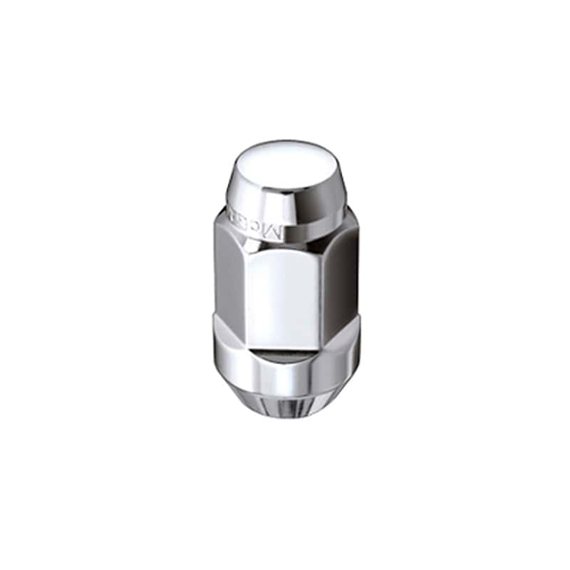 McGard — McGard Hex Lug Nut (Cone Seat Bulge Style) M14X1.5 / 22mm Hex / 1.635in. Length (4-Pack) - Chrome - view 2