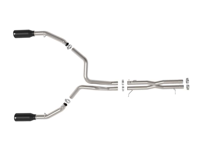 aFe — aFe 2025 Dodge RAM 1500 Vulcan Series 304 Stainless Steel Cat-Back Exhaust System w/ Black Tip
Cat-Back Exhaust - view 3