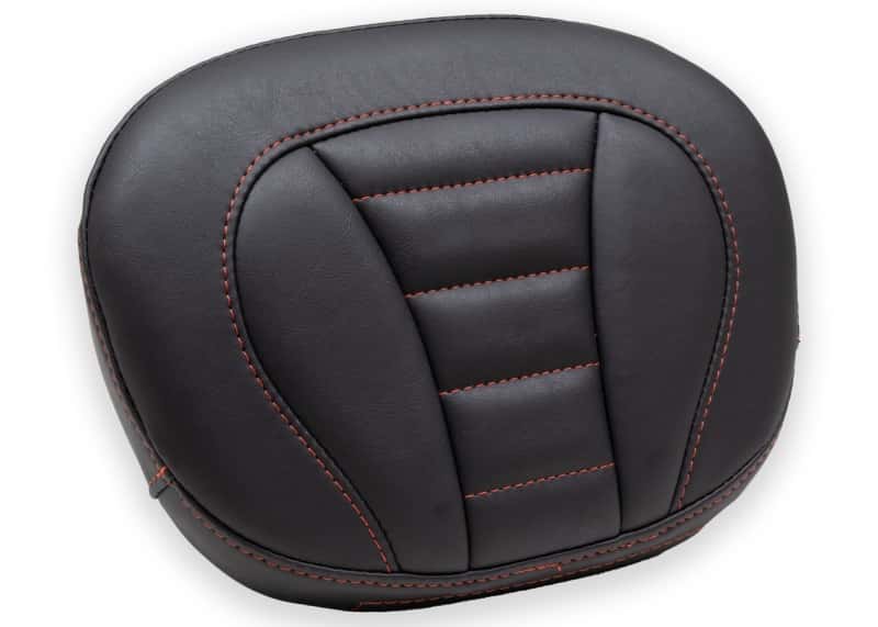 Mustang Motorcycle — Mustang 08-21 Harley Rd King, 08-23 Street Glide Trike Sissy Bar Pad Deluxe(12 inch x 9 inch)- Black - view 1