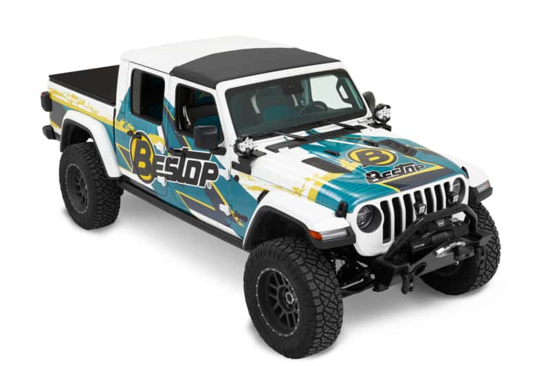Bestop — Bestop 20-26 Jeep Gladiator / 18-26 Wrangler JL Sunrider For Hardtop (Black Diamond)
Sunrider - view 6