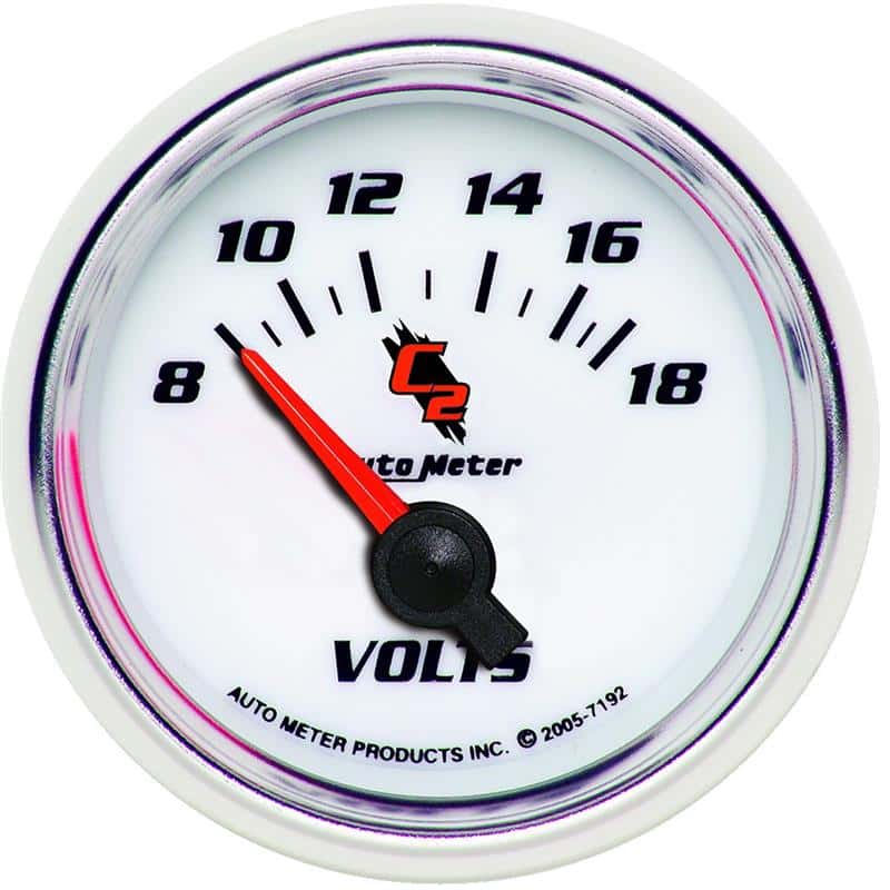AutoMeter — Autometer C2 2-1/16in Electric 18V Voltmeter Gauge
GA 2" VOLT ELECT C2 - view 2