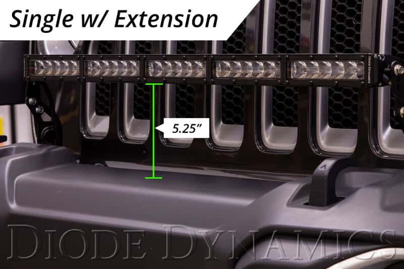 Diode Dynamics — Diode Dynamics 18-21 Jeep JL Wrangler/Gladiator SS30 Bumper Bracket Kit - view 9