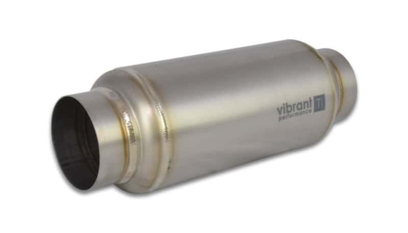 Vibrant — Vibrant Titanium Resonator 3in. Inlet / 3in. Outlet x 12in. Long
3"InOutTiResontr12"L - view 1