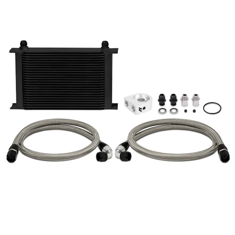 Mishimoto — Mishimoto Universal 25 Row Oil Cooler Kit (Black Cooler) - view 3