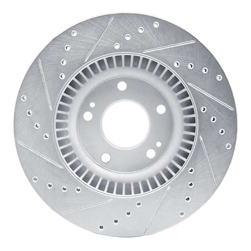 R1 Concepts — R1 15-20 Kia SORENTO Front Right Drilled & Slotted Silver Brake Rotor
R1 Brake Rotor Drill - view 5