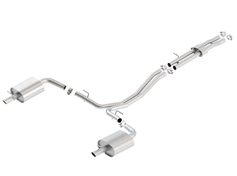 Borla — Borla 2016 Ford Explorer 3.5L EcoBoost Dual Split Rear Ext SS S-Type CB Exhaust (No Tips)
Cat-Back System - view 1