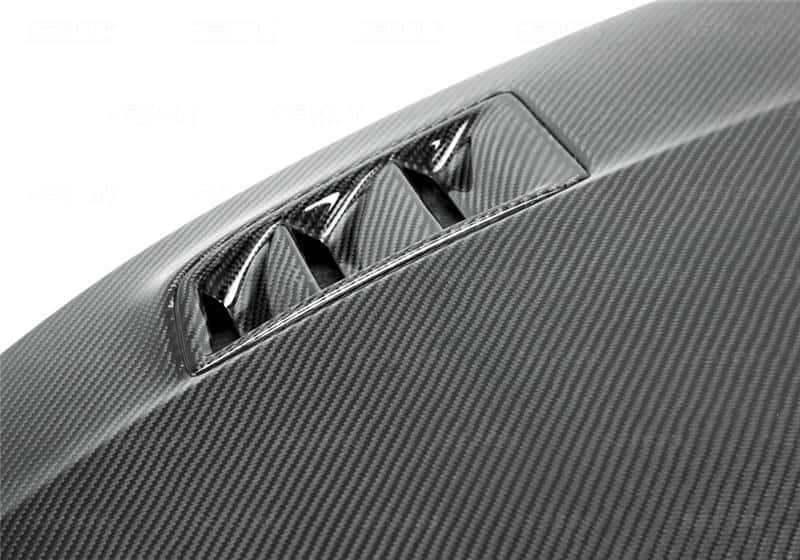 Seibon — Seibon 06-07 Honda Civic 4 Door MGII-Style Carbon Fiber Hood
HOOD - view 6