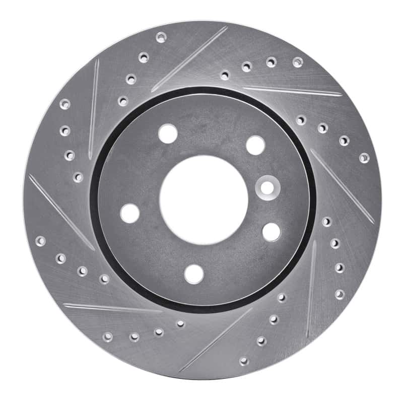 R1 Concepts — R1 1994-2002 Land Rover Range Rover Front Left Drilled & Slotted Silver Brake Rotor
R1 Brake Rotor Drill - view 1