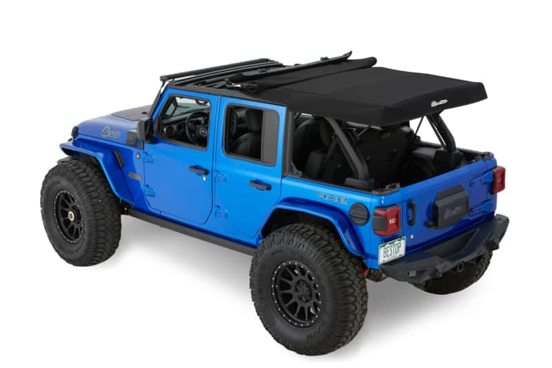 Bestop — Bestop 18-26 Jeep Wrangler JL 4-Door Supertop (Premium Black Twill)
Supertop - view 3