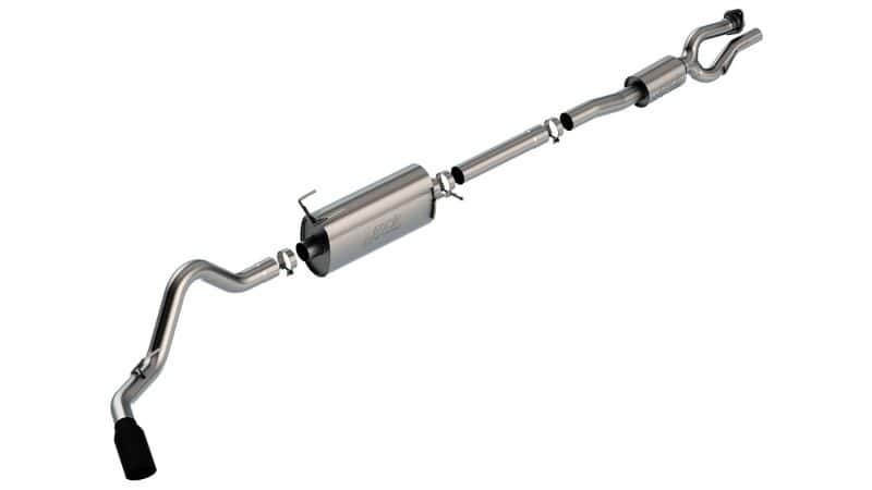 Borla — Borla 20-22 F-250/F-350 SUPER DUTY 7.3L V8 AT 2WD / 4WD 4DR WB142 S-TYPE Cat Back S RD RL AC S BLACK
Cat-Back System - view 1