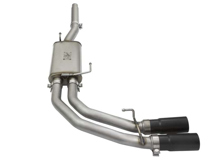 aFe — aFe Rebel Exhausts Cat-Back SS Ford F-150 04-08 V8 4.6/5.4L w/ Black Tips
Cat-Back Exhaust - view 2