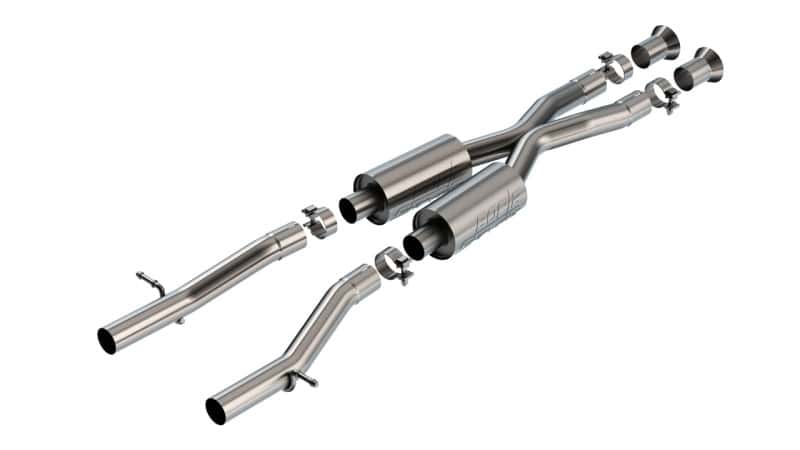 Borla — Borla 15-24 Lexus RC F 5.0L V8 Automatic Transmission RWD 2.5in S-Type Mid-Section
Mid-Section - view 1