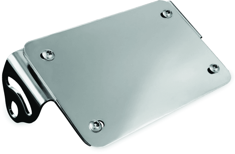 Kuryakyn — Kuryakyn License Plate Turn Signal & Marker Light Mount Chrome - view 1