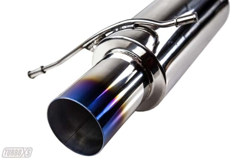 Turbo XS — Turbo XS 02-07 WRX-STi Rear Muffler Assembly w/ Titanium Tip
Exhaust Muffler - view 1