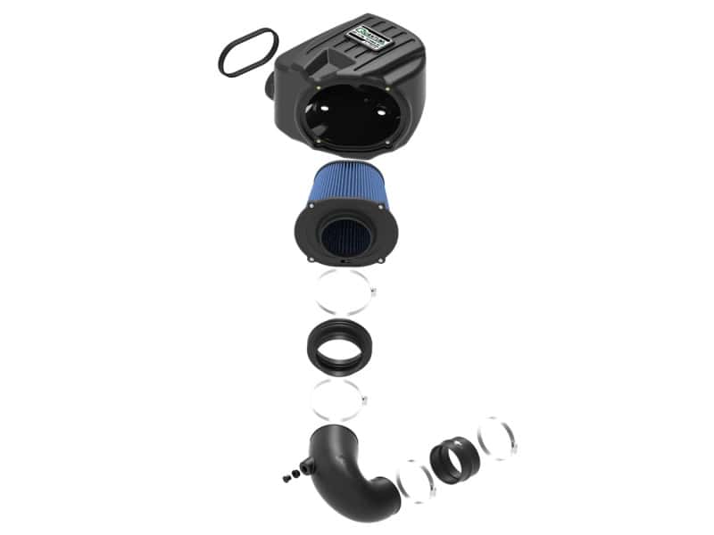 aFe — aFe Quantum Pro 5R Cold Air Intake System 94-02 Dodge Cummins L6-5.9L - Oiled
QUANTUM Intake - view 5