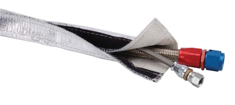 DEI — DEI Heat Shroud 3/4in I.D. x 3ft - Aluminized Sleeving - Hook and Loop Edge
Heat Shield Sleeve - view 7