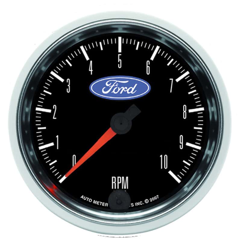 AutoMeter — Autometer Ford 3-3/8in. 10K RPM In-Dash Tachometer Gauge
GA 3.4" 10KRPM FR - view 1