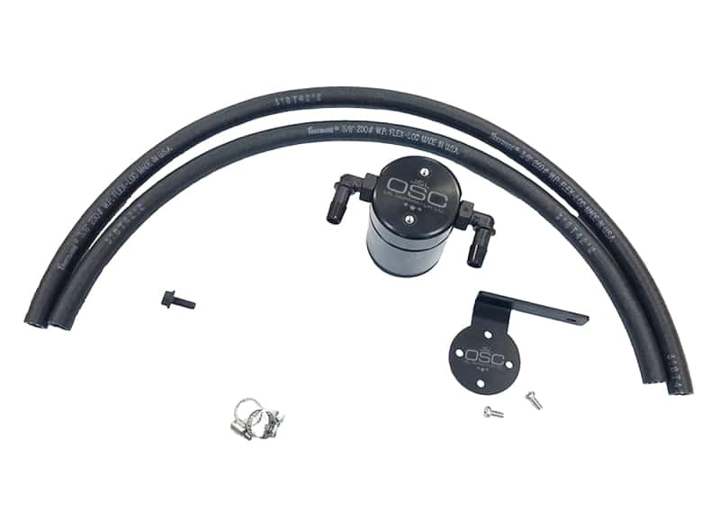 J&L — J&L 95-04 Toyota Tacoma/4Runner 3.4L Driver Side Oil Separator 3.0 - Black Anodized
Oil Separator - view 1