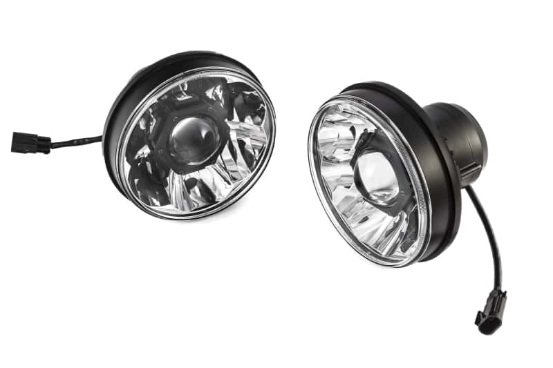 KC HiLiTES — KC HiLiTES 07-18 Jeep JK (Not for Rubicon/Sahara) 7in. Gravity LED Pro DOT Headlight (Pair Pack Sys)
Gravity LEDs - view 7