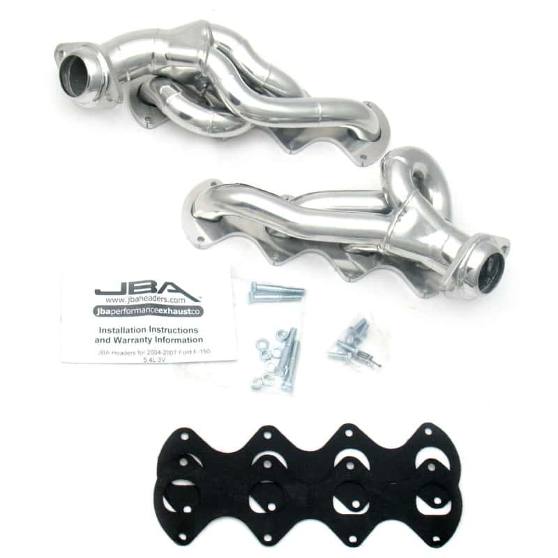 JBA — JBA 05-10 Ford F-Series 5.4L 3V 1-5/8in Primary Silver Ctd Cat4Ward Header
Exhaust Header - view 2