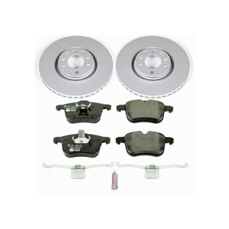 PowerStop — Power Stop 06-11 Saab 9-3 Front Euro-Stop Brake Kit - view 1