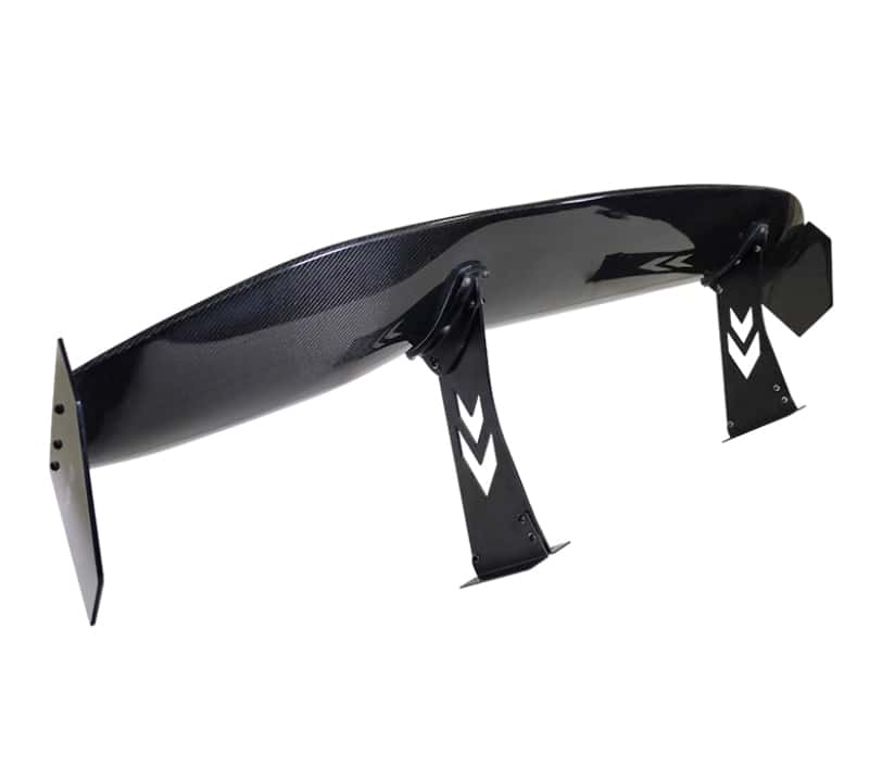 NRG — NRG Carbon Fiber Spoiler - Universal (69in.) w/NRG Logo / Stand Cut Out / Large Side Plate - view 4